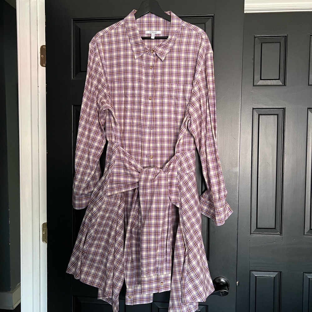 Derek Lam Multicolor Plaid Shirt